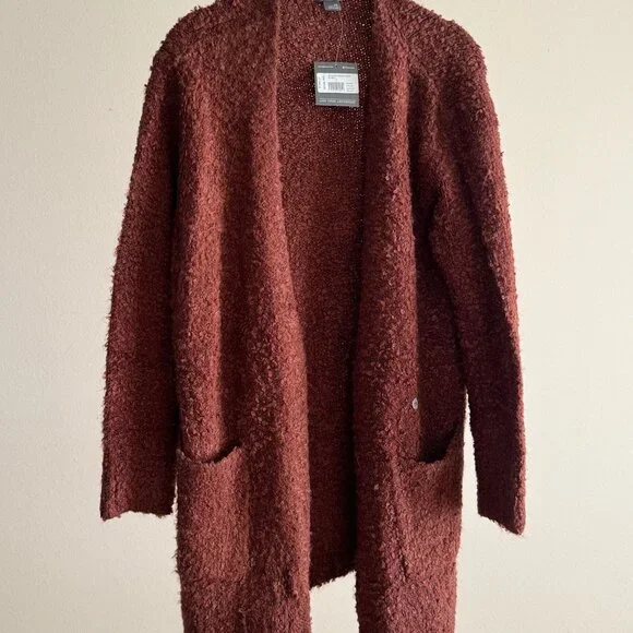 Eddie Bauer Long Brown Moonspun Cardigan NEW w/ tag - Picture 3 of 12